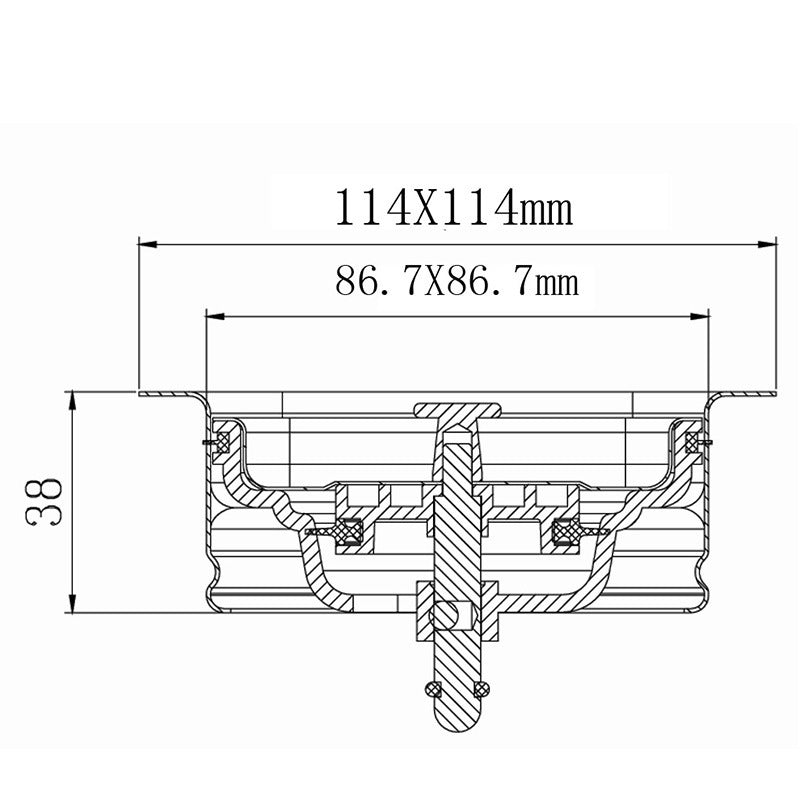 Garbage Disposal Square Sink Adapter