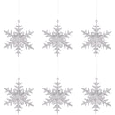 Transparent Snowflake Deer Pendant