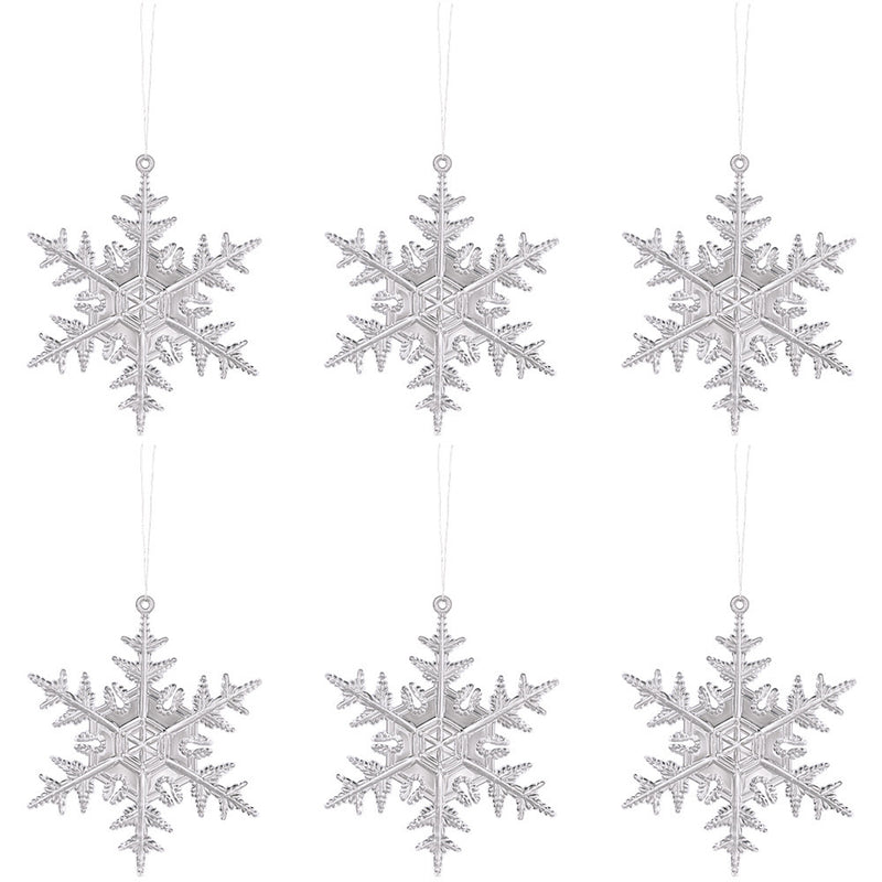 Transparent Snowflake Deer Pendant