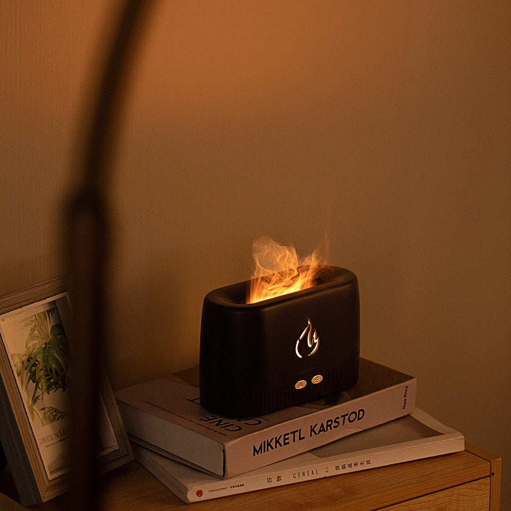 Bedroom Silent Essential Oil Flame Aroma Diffuser