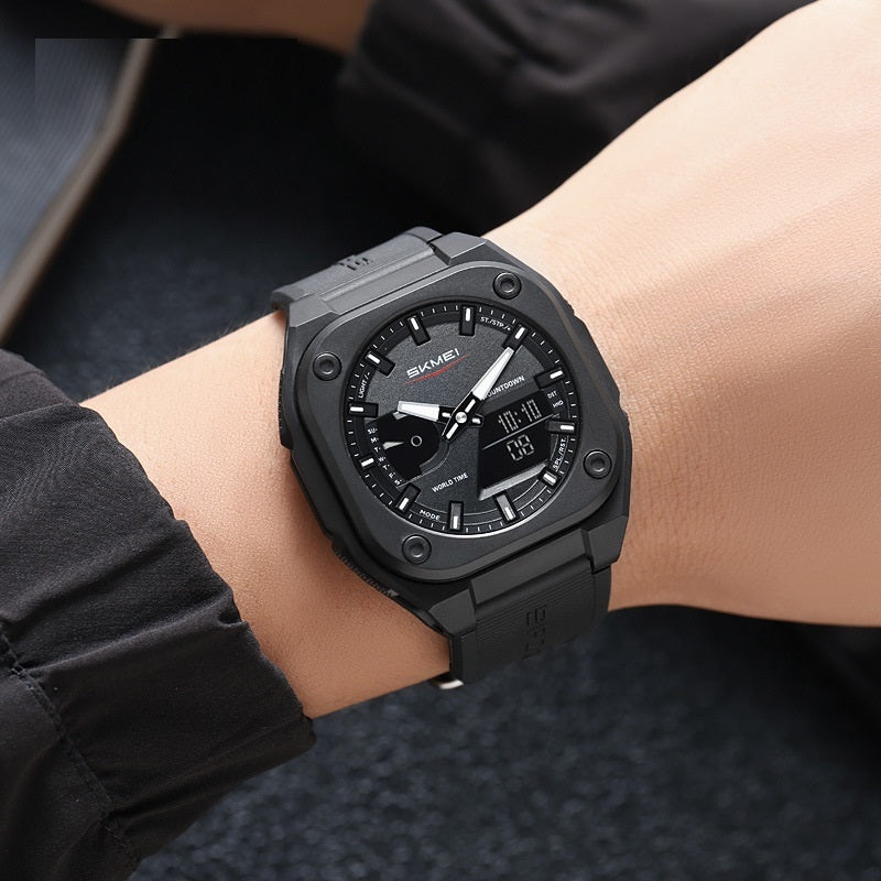 Double Inserts Luminous Waterproof Mens Watch Watches Luxury