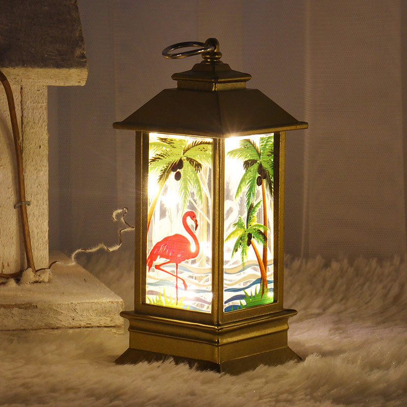 Santa Claus Snowman Light Home Decor
