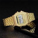 LED Electronic Watch Steel Band Style Watch