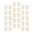 30 Pieces Of Unpainted Gingerbread Man Slices For Painting