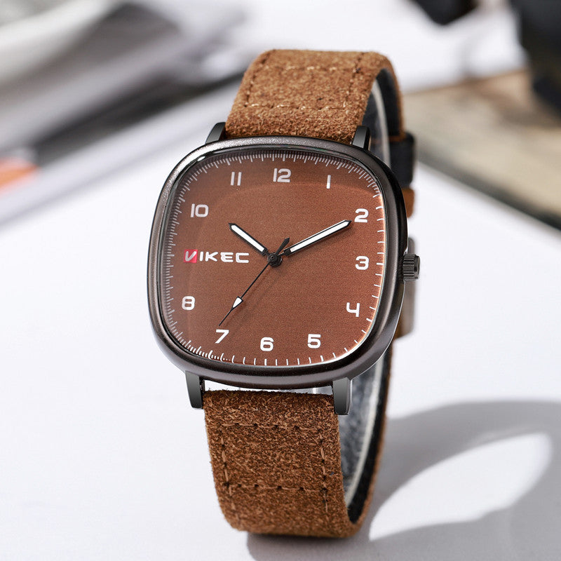 Men's Watch Simple Large Dial Watch Set