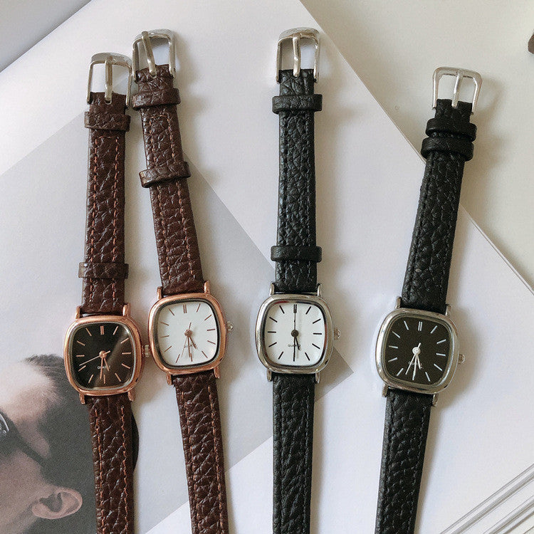Simple Personality Men's Watch And Women's Quartz Watch Set