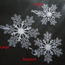 Christmas Decoration Acrylic Transparent Snowflake
