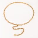 Waist Chain Lady New Simple Matte Hollow Punk Wind Chain