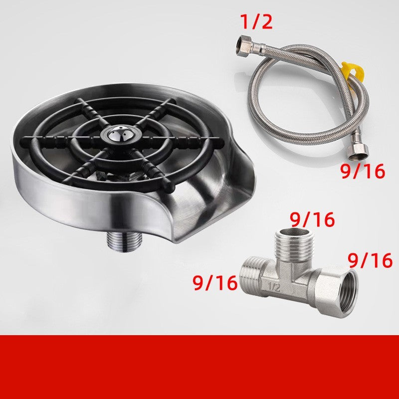 Small Sink Stainless Automatic High Pressure Cup Washer