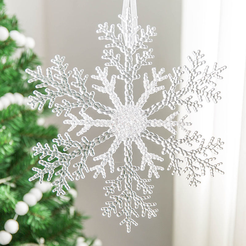 Christmas Decoration Acrylic Transparent Snowflake