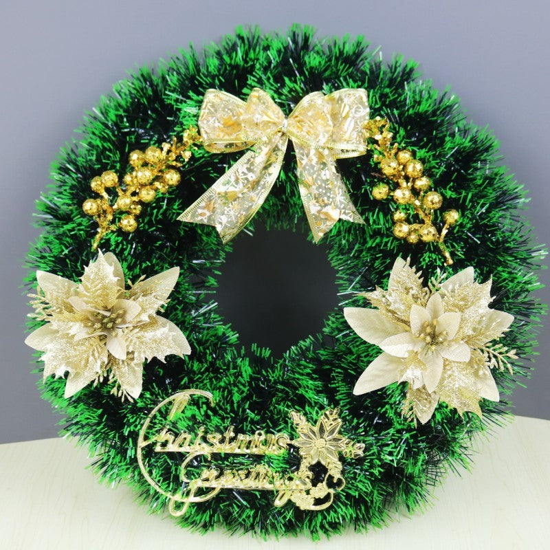 Christmas Decorations Festival Wreath Window Layout Door Hanging