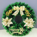 Christmas Decorations Festival Wreath Window Layout Door Hanging