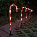 Solar Powered Cane String Lights Christmas