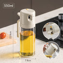 Oil Sprayer Bottle BBQ Cooking Oil Dispenser Detachable Glass