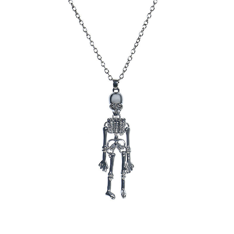 Ghost Halloween Costume Accessories Jewelry Long Necklace