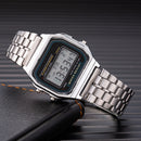 LED Electronic Watch Steel Band Style Watch