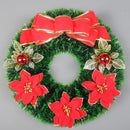 Christmas Decorations Festival Wreath Window Layout Door Hanging
