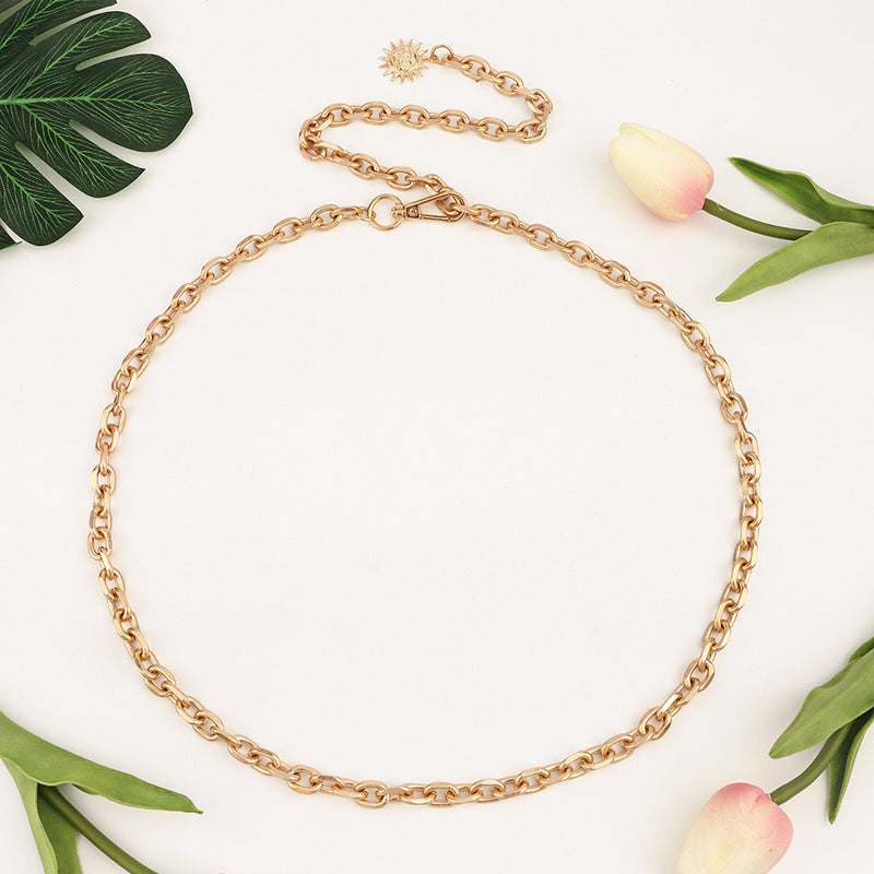 Waist Chain Lady New Simple Matte Hollow Punk Wind Chain