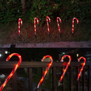 Solar Powered Cane String Lights Christmas