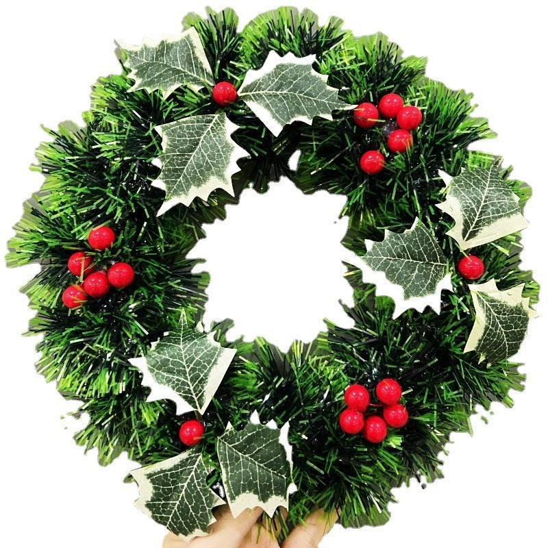 Christmas Decorations Festival Wreath Window Layout Door Hanging