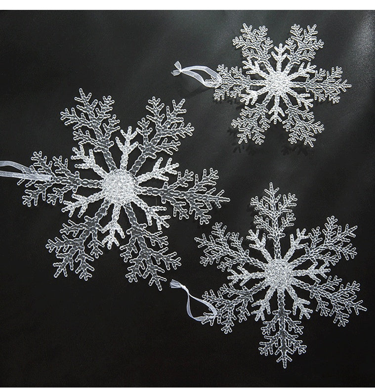 Christmas Decoration Acrylic Transparent Snowflake